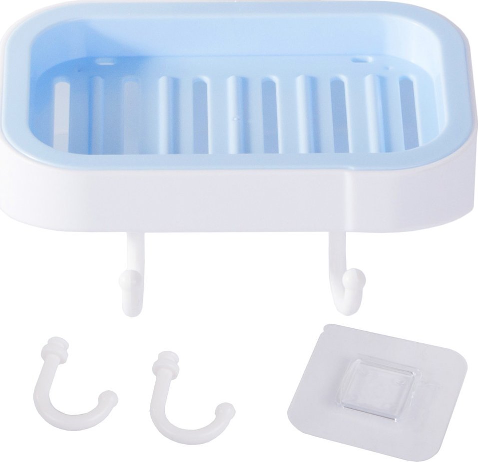 Verk Mydelniczka na mydło naścienna wisząca 2 haczyki Mydelniczka na mydło naścienna wisząca 2 haczyki