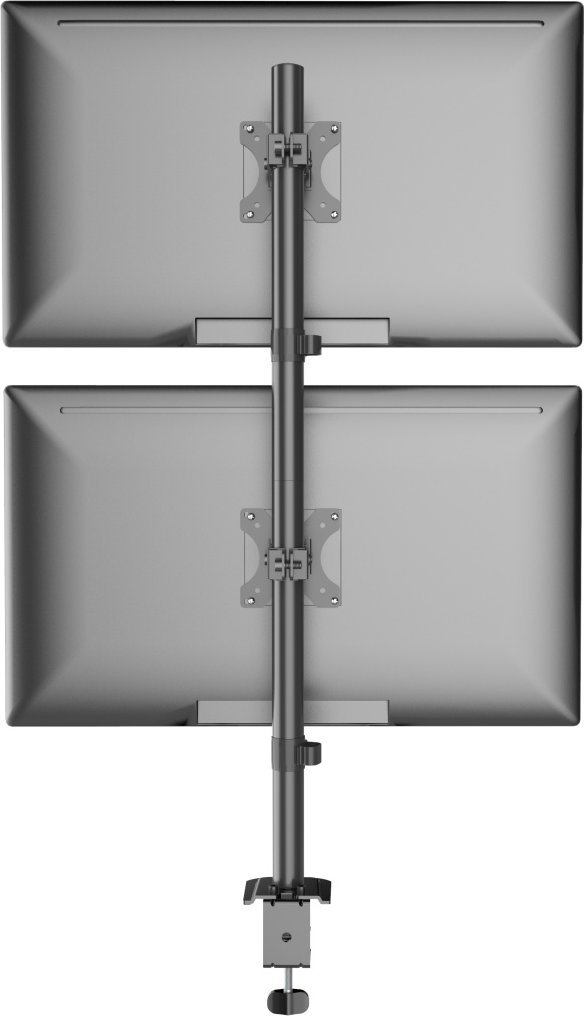 VETOUSON Wysoki 80cm Biurkowy Uchwyt na dwa monitory 13-32 cale podwójny