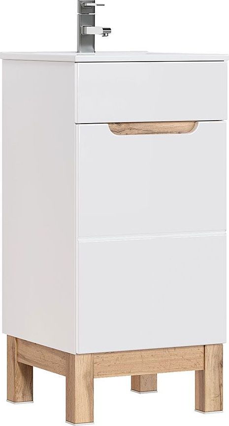 Elior Szafka pod umywalkę Marsylia 3X 40 cm- Biały połysk