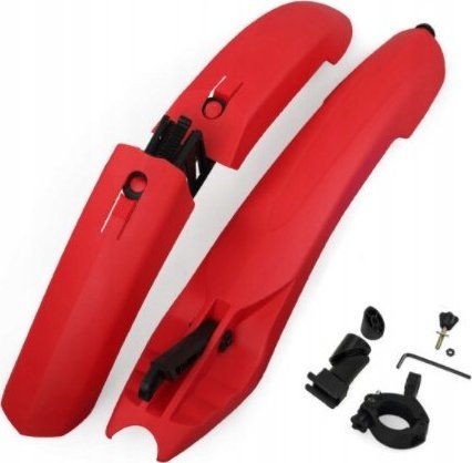 Korbi BŁOTNIKI ROWEROWE WACHLARZE LED 26 27 28 29 CZERWO