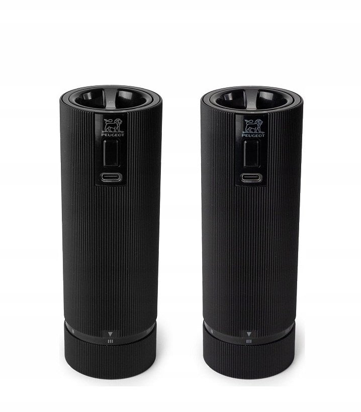 Młynek do przypraw Peugeot Line Night Electric U'SELECT Black Mat 15cm