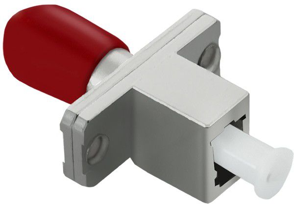 Qoltec Adapter światłowodowy hybrydowy LC/UPC-ST/UPC simplex MultiMode (54150)