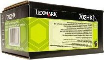 Toner Lexmark Lexmark Toner 702Hk 70C2Hk0 Black 4K Zwrotny