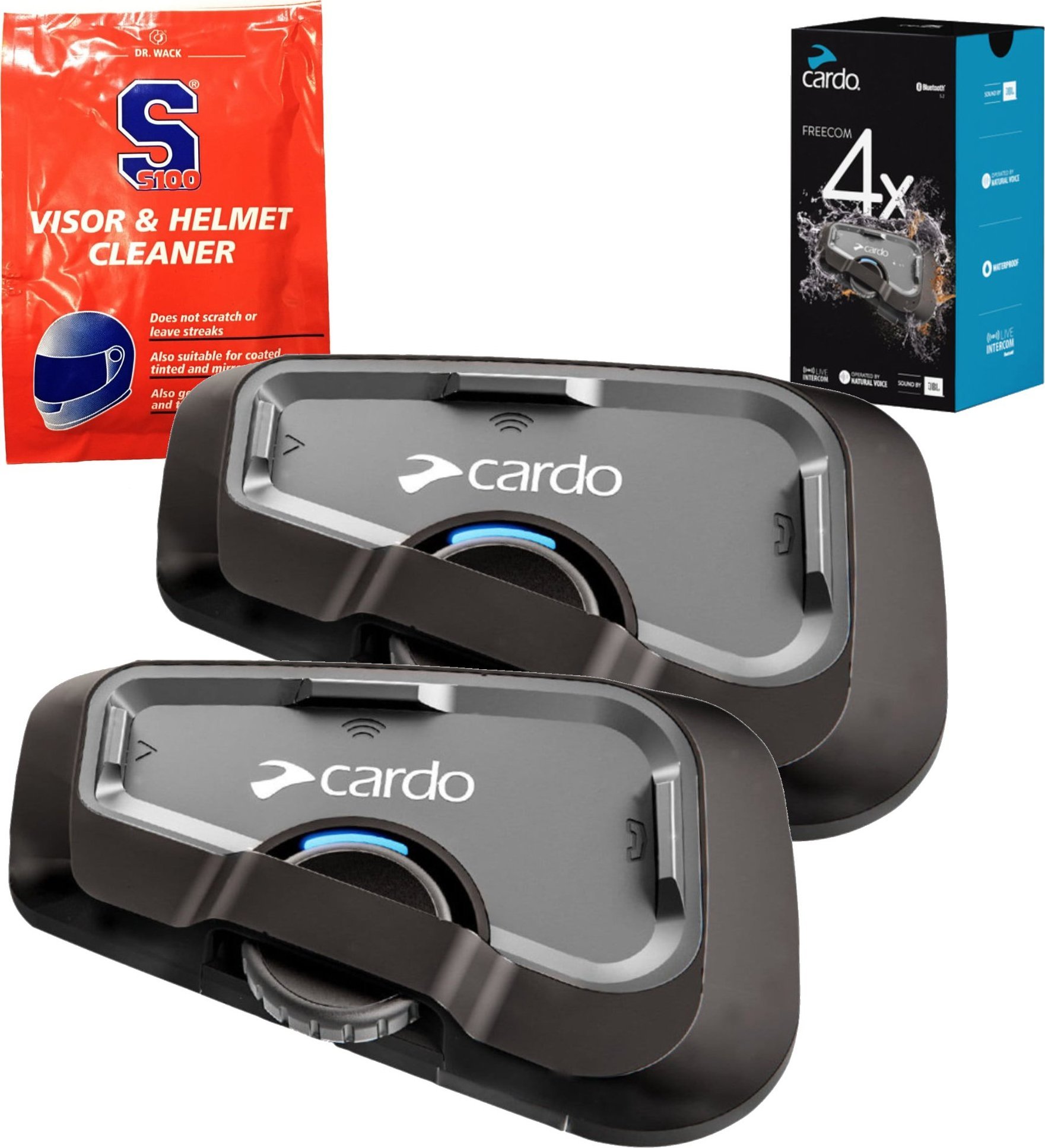 Słuchawka Cardo Cardo Freecom 4 X interkom motocyklowy 2-pak