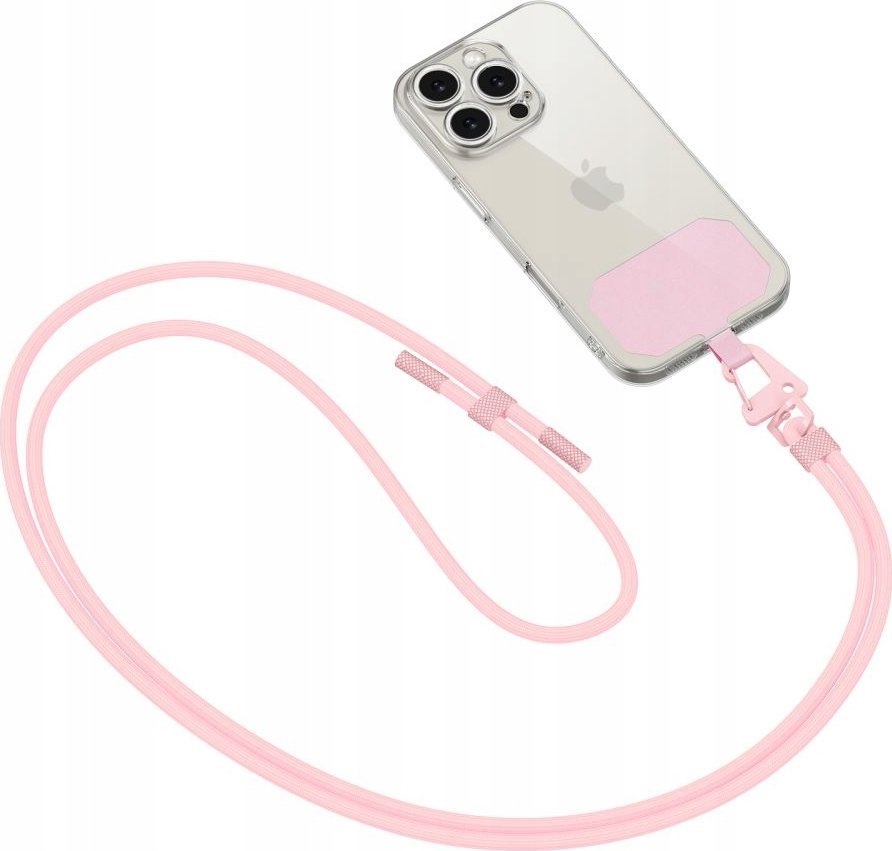 Tech-Protect TECH-PROTECT C5S ROPE CROSSBODY STRAP BABY PINK
