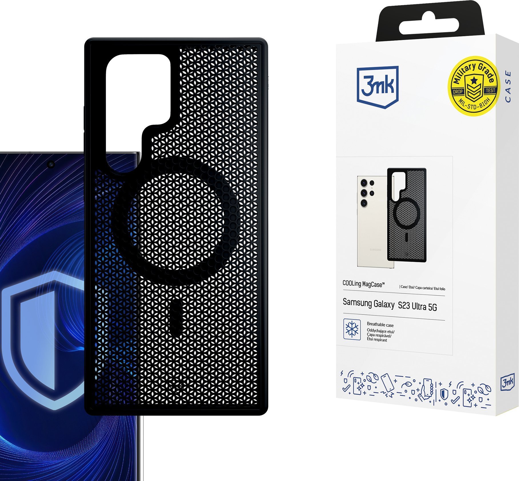 3MK Etui COOLing MagCase do Samsung Galaxy S23 Ultra