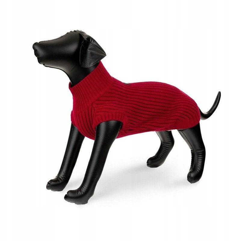 Sweter, dla psa, czerwony, rozmiar XL, 50