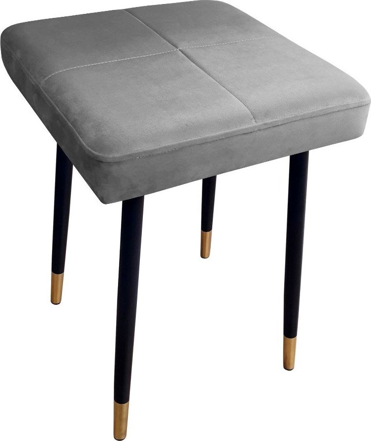 Atos Taboret SQUARE 2 MG VELVET szary