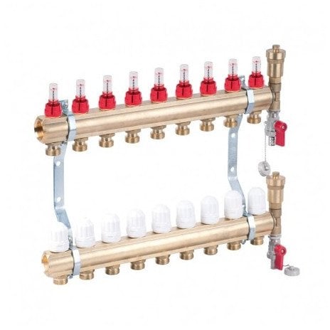 Perfexim Rozdzielacz mosiądz 11 obw. PHA-107 11-obwodowy PN6 [1/1]