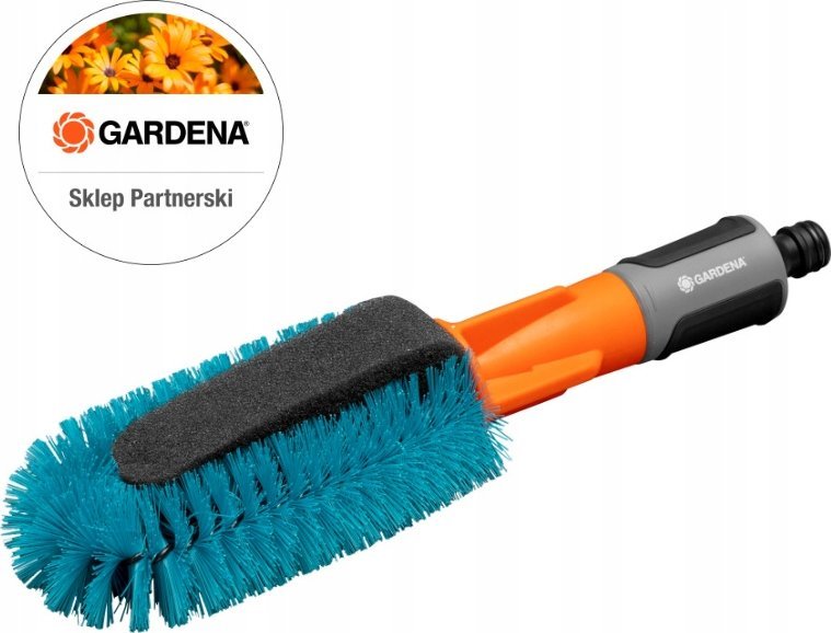 Gardena GARDENA Cleansystem bicycle brush, washing brush (grey/turquoise)