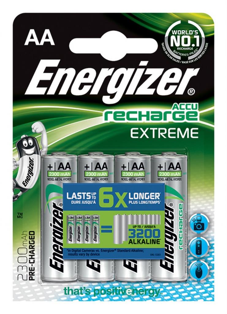 Energizer Akumulator Extreme AA / R6 2300mAh 4 szt.