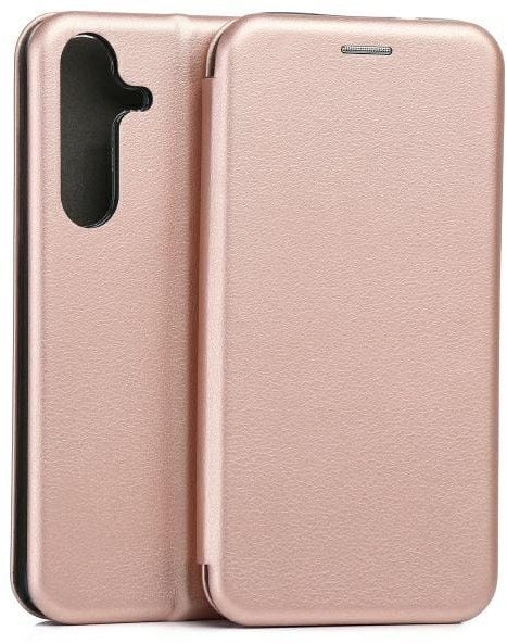 Beline Etui Book Magnetic Samsung S25+ różowo-złoty/rose gold