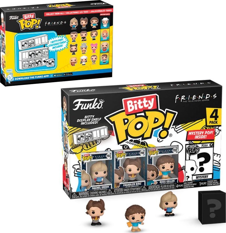 Figurka Funko Pop funko pop! friends bitty 4 pack 2.5cm 80's rachel green ross chnadler