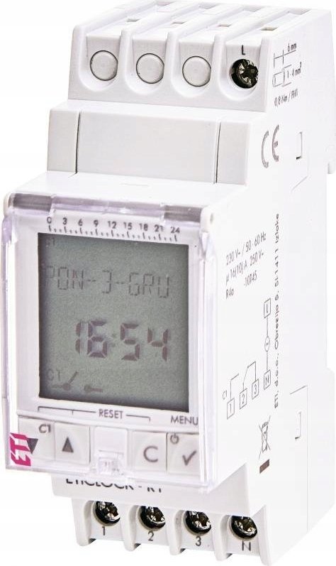 ETI DIGITAL TIME RELAY ETICLOCK-R1