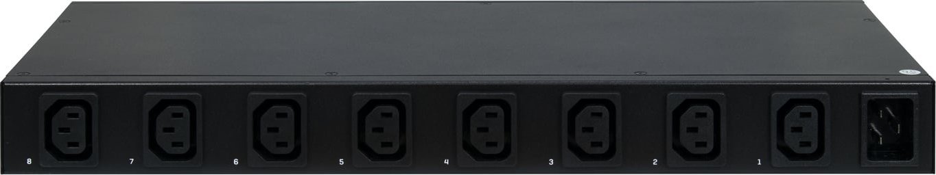 Listwa zasilająca Inter-Tech Inter-Tech SD-1688 rozdzielacz zasilania PDU 8 x gniazdo sieciowe Czarny