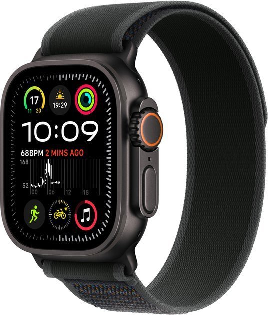 Smartwatch Apple Watch Ultra 2 GPS + Cellular 49mm Black Titanium Case Trail Loop M/L Czarny (195949585289)