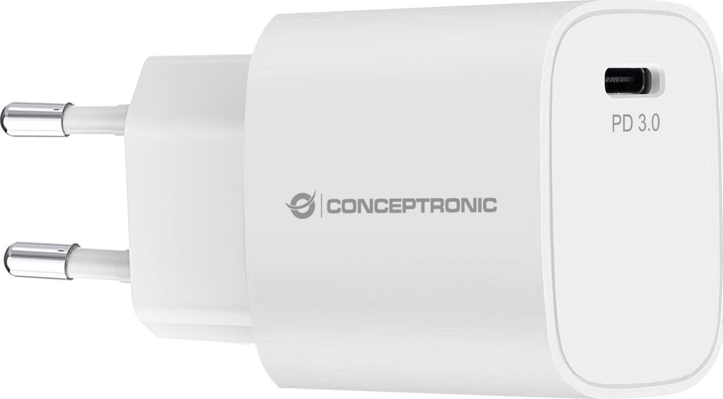 Ładowarka Conceptronic Ladegerät 1Port 20W,1xUSB-C Desk PD ws