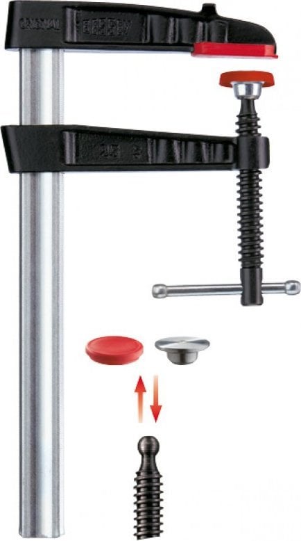 Bessey Spare caps for clamps BESSEY, 10 pcs.