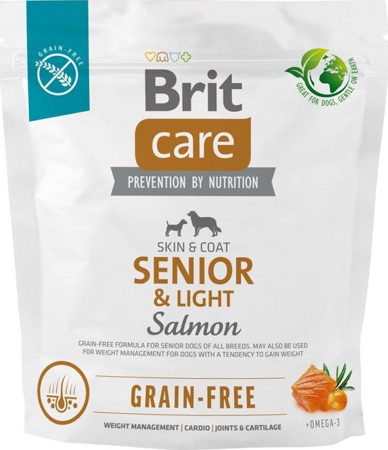 Brit BRIT CARE Dog Grain-free Senior & Light Salmon 1kg