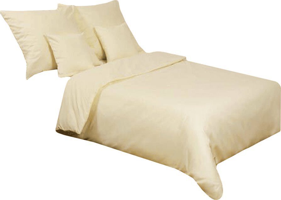 Multitex Pościel 140 x 200 3cz Satynowa Jednobarwna Gold 02