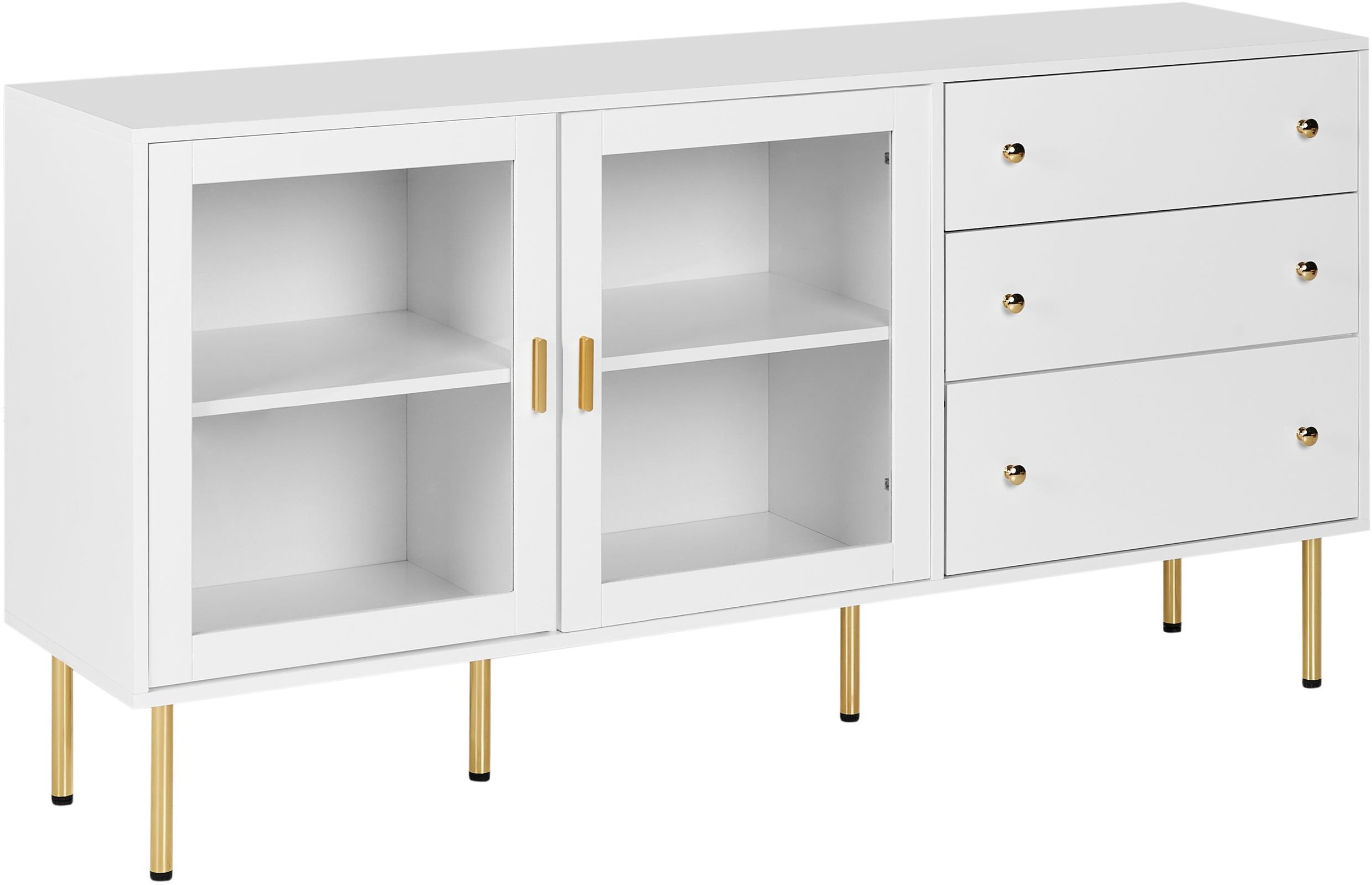 Szafka 2-drzwiowa MILORA 160 cm Biały