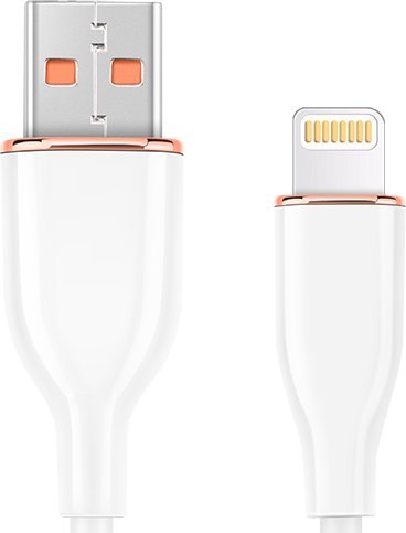 Kabel USB Gembird USB-A - Lightning 1.5 m Biały (CC-USB2S-AM8PM-1.5M-W)