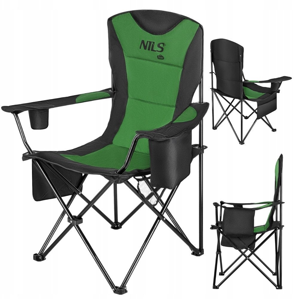 NC3501 KRZESŁO KEMPINGOWE SKŁADANE KHAKI NILS CAMP