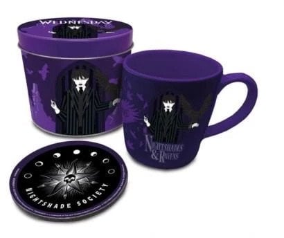 Pyramid Wednesday Zestaw prezentowy (Kubek i Podstawka W Puszce) Nightshades & Ravens