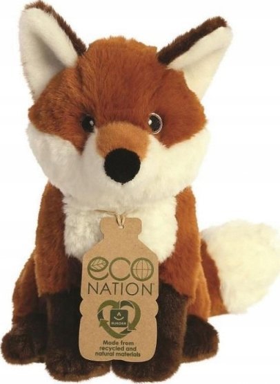 ECO NATION AURORA Eco Nation Plush Fox, 19 cm