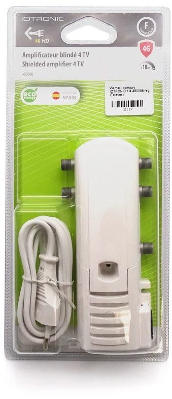 Wzmacniacz domowy IOTRONIC 1/4 Televes ref. 480086, regulowany