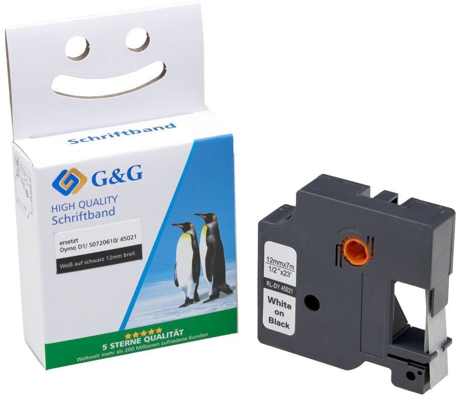 G&G Taśma kompatybilna z DYMO D1 S0720610/ 45021