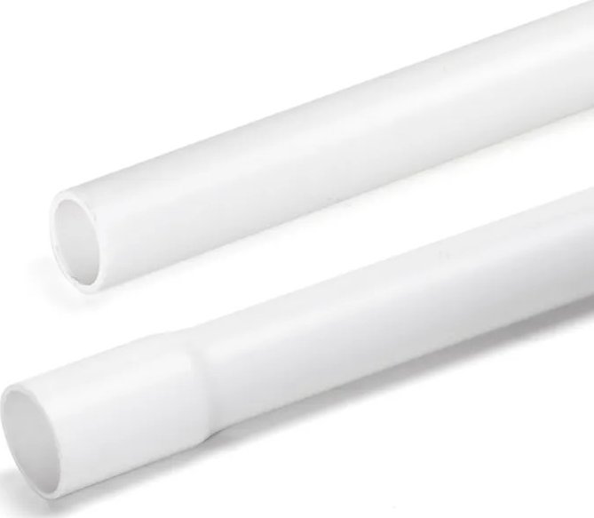 Przewód Aigostar Okrągły biały przewód rozprężny PVC 25 mm Okrągły biały przewód rozprężny PVC 25 mm