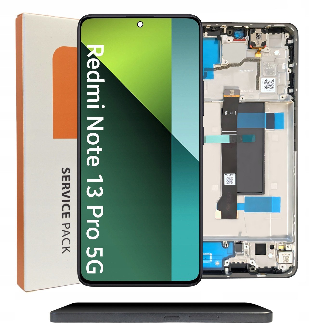 ORYGINAŁ WYŚWIETLACZ EKRAN LCD DO XIAOMI REDMI NOTE 13 PRO 5G RAMKA CZARNY