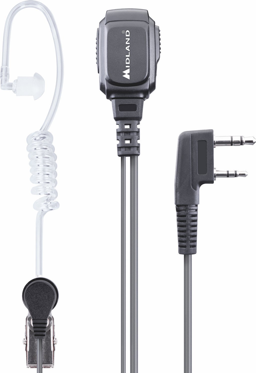 Słuchawka Midland MA 31LK Pro, Wired, Headset, Black, Transparent