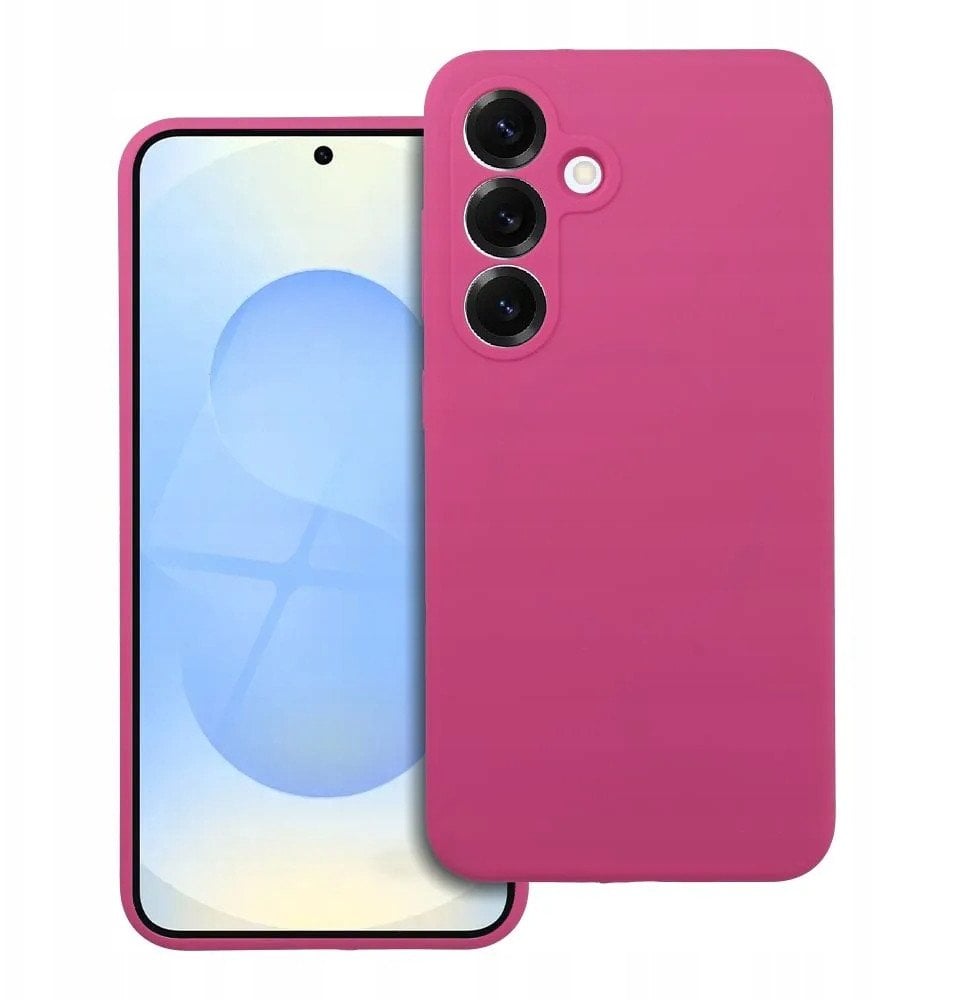 Futerał SILICONE 2mm do SAMSUNG S25 FE róż