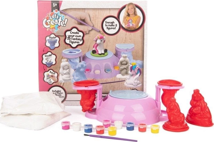 Gipsowe odlewy stacja do malowania 8 figurek