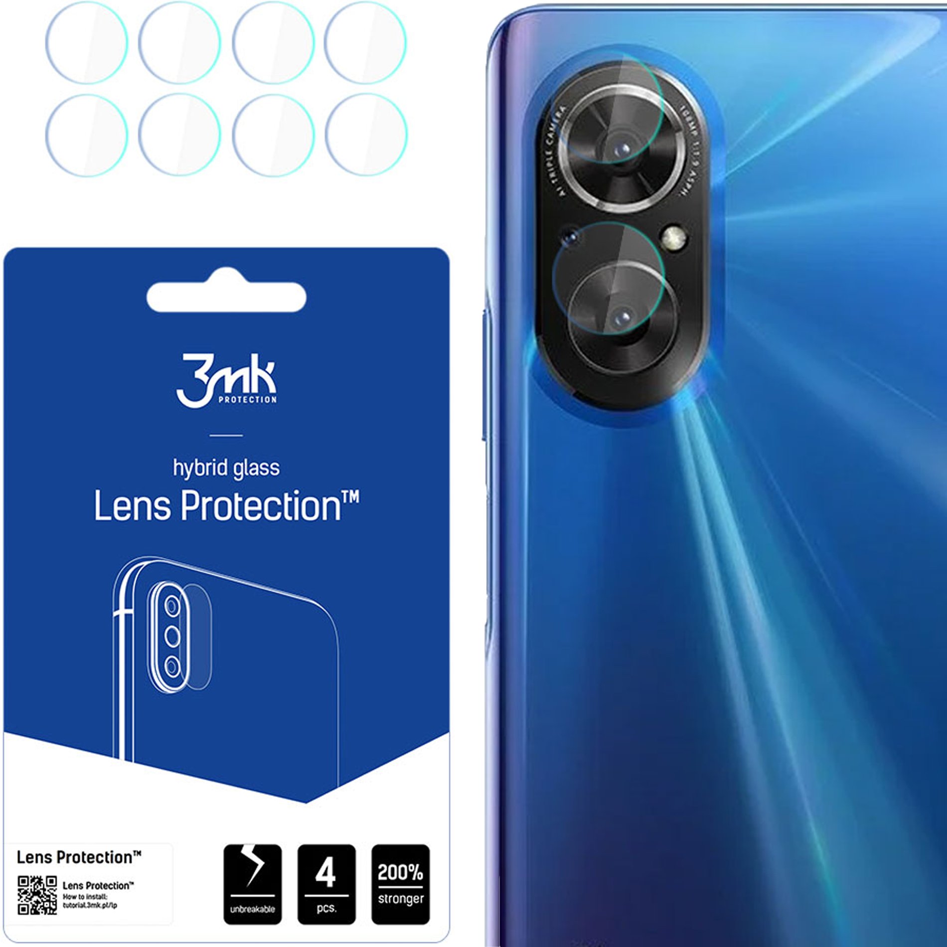 HONOR 50 SE 5G - 3MK LENS PROTECTION
