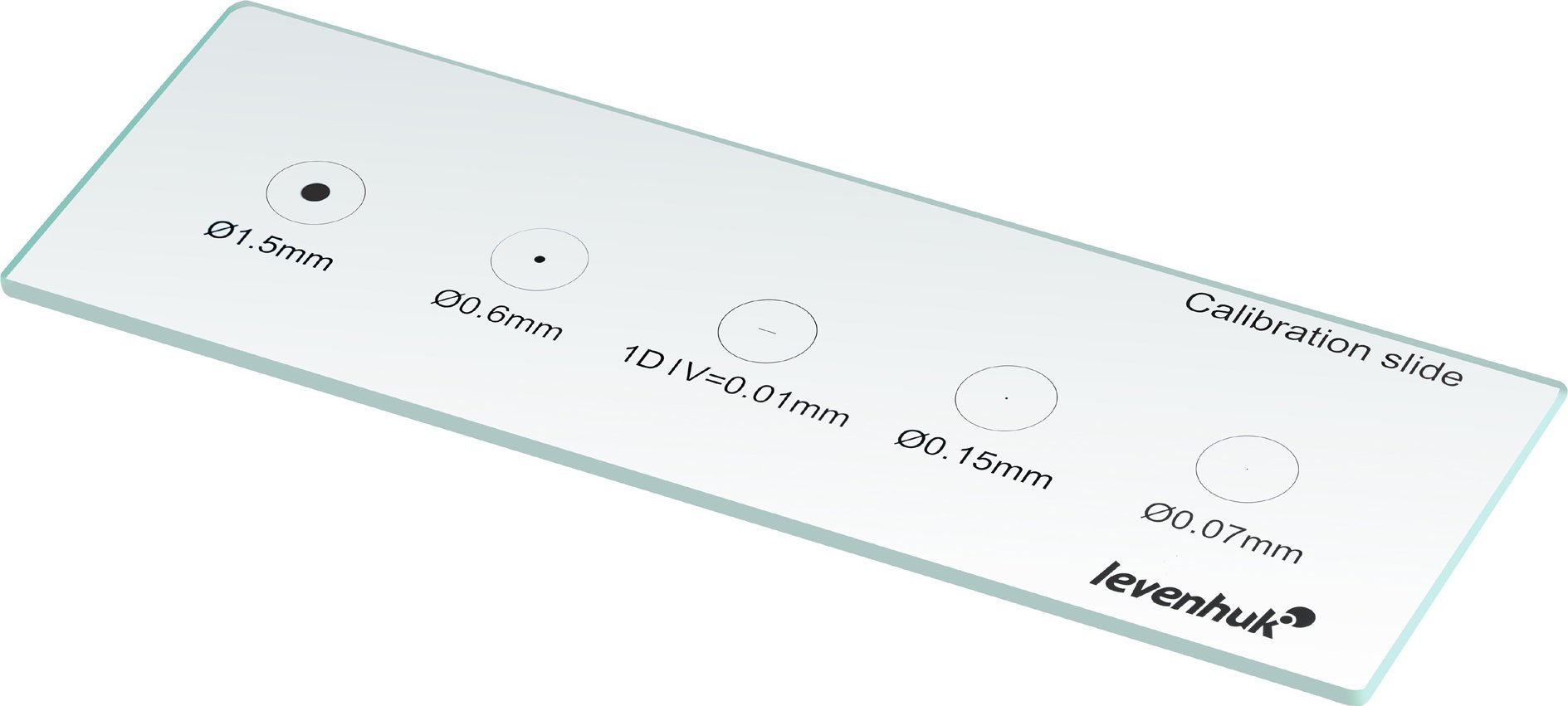 Mikroskop Levenhuk Preparat kalibracyjny X/Y Levenhuk MED