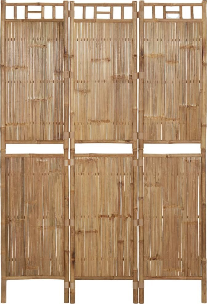 vidaXL PARAWAN 3-PANELOWY, BAMBUSOWY, 120X180CM