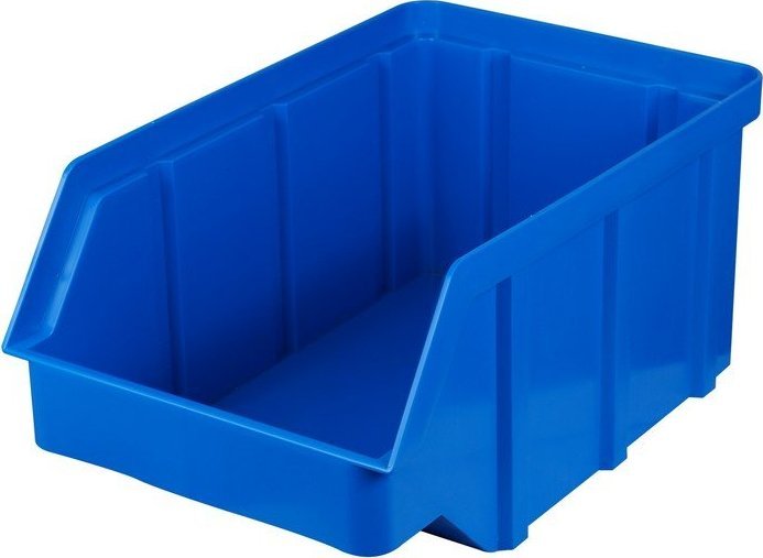 qBox Pojemnik plastikowy warsztatowy z polipropylenu standardowego. Wym: 156x100x75mm (kolor: niebieski)