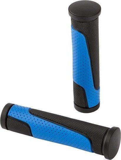 Accent Chwyty kierownicy COMET 2D czarno-niebieskie 125 mm