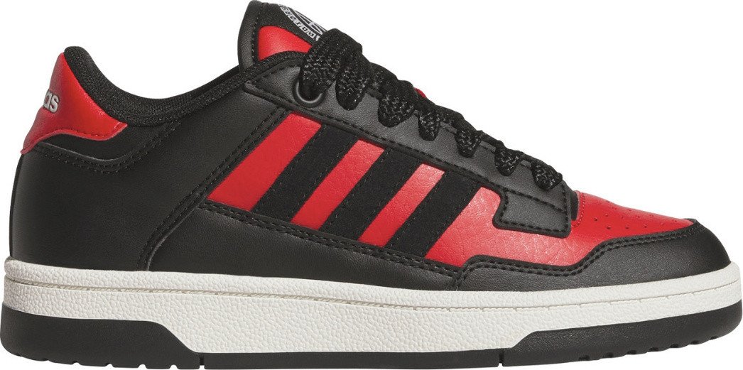 Buty dla dzieci adidas Rapid Court Low czarno-czerwone JR1020 37 1/3