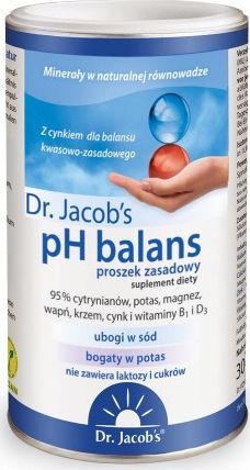 Dr.Jacob`s pH balans proszek zasadowy 300g - DR. JACOB'S
