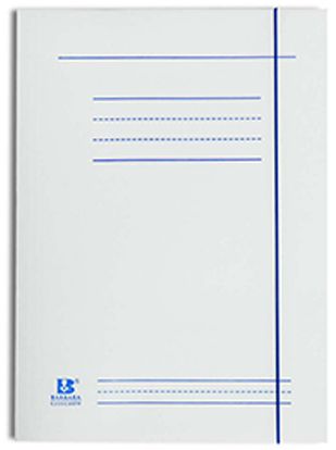 Barbara teczka z gumką biała (0821021)