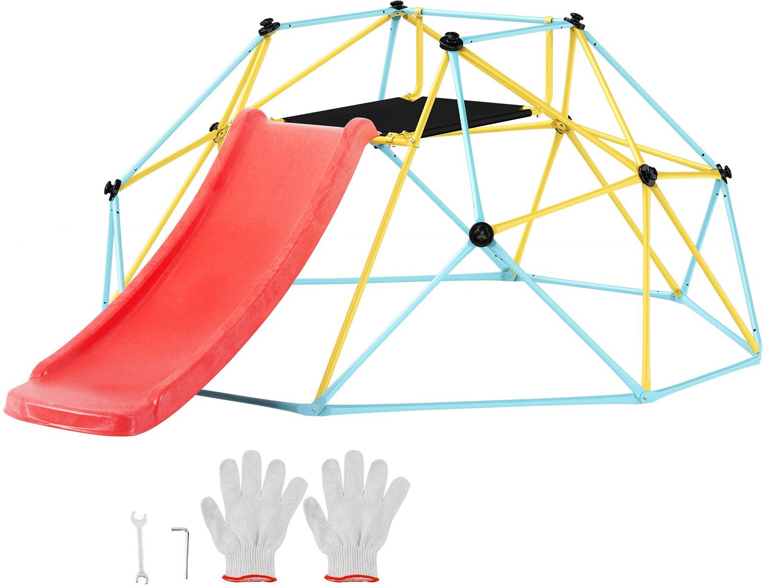 Metalowa konstrukcja wspinaczkowa 2,4 m kopuła do ogrodu, łatwy montaż