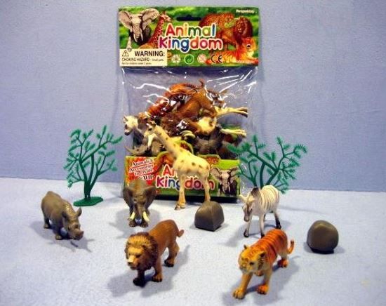 Figurka Hipo Zwierzęta Dzikie 6 Sztuk Worek (HSH003)