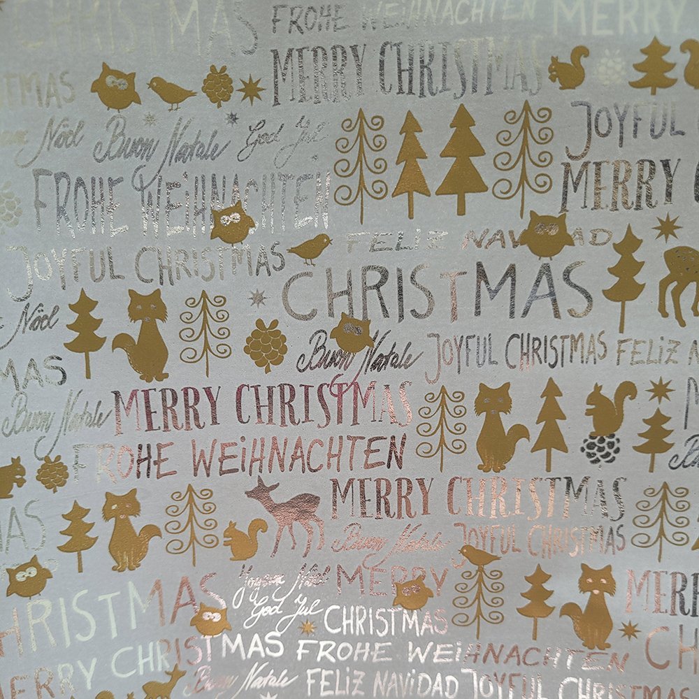 Fastima Papier świąteczny do pakowania kolorowy 70cmx1,5m 15m59