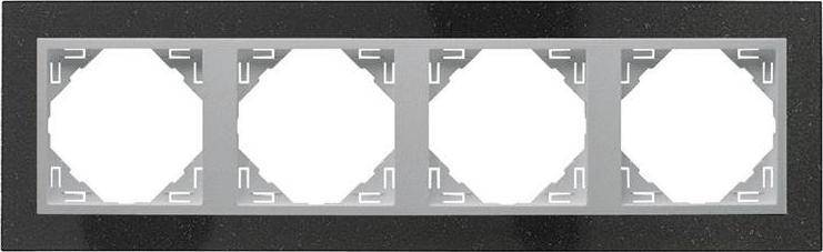 Efapel EFAPEL PETRA RAMKA 4-KROTNA GRANIT ALU 90940 TGA