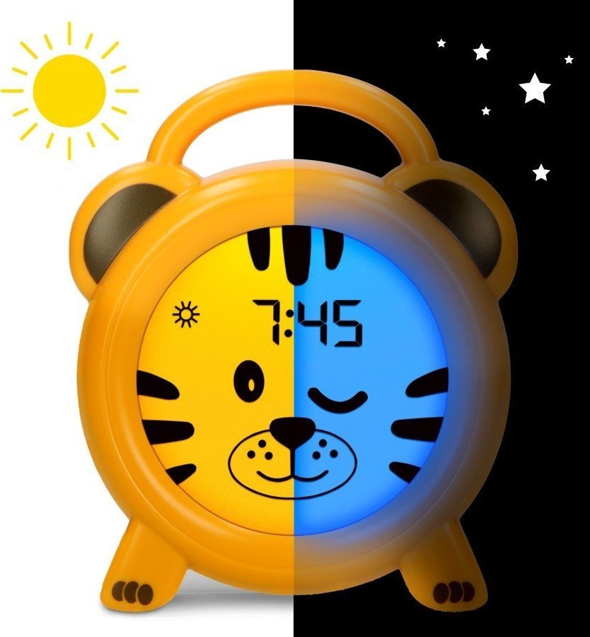 Alecto Lampka nocna z budzikiem, trener snu Alecto BC100TIGER