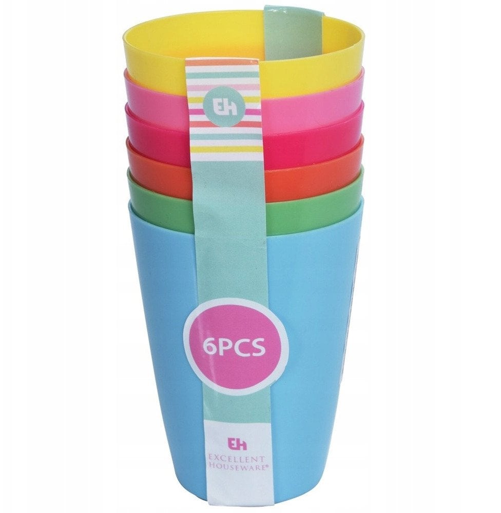 Kubki plastikowe 280 ml 6 szt.